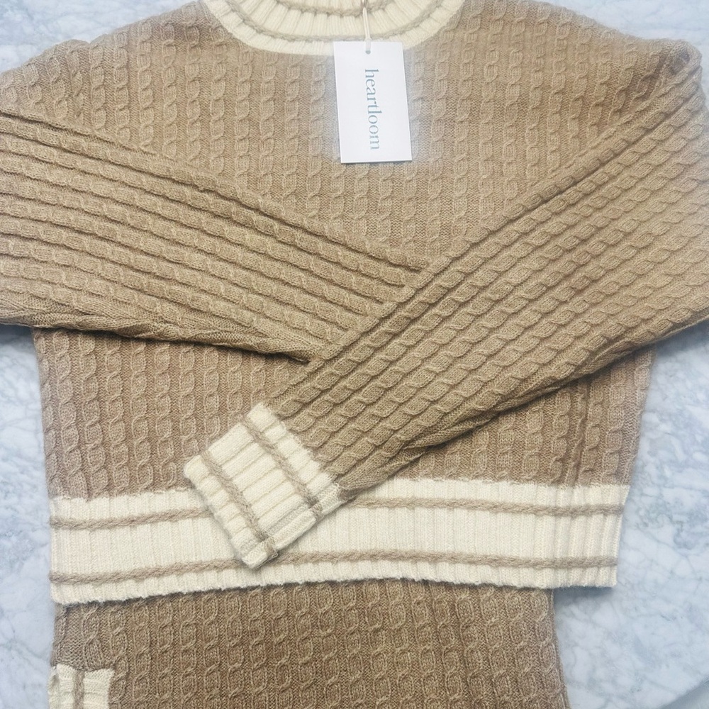 Heartloom by Revolve Camel Mirella Knit Set - Picture 10 of 11